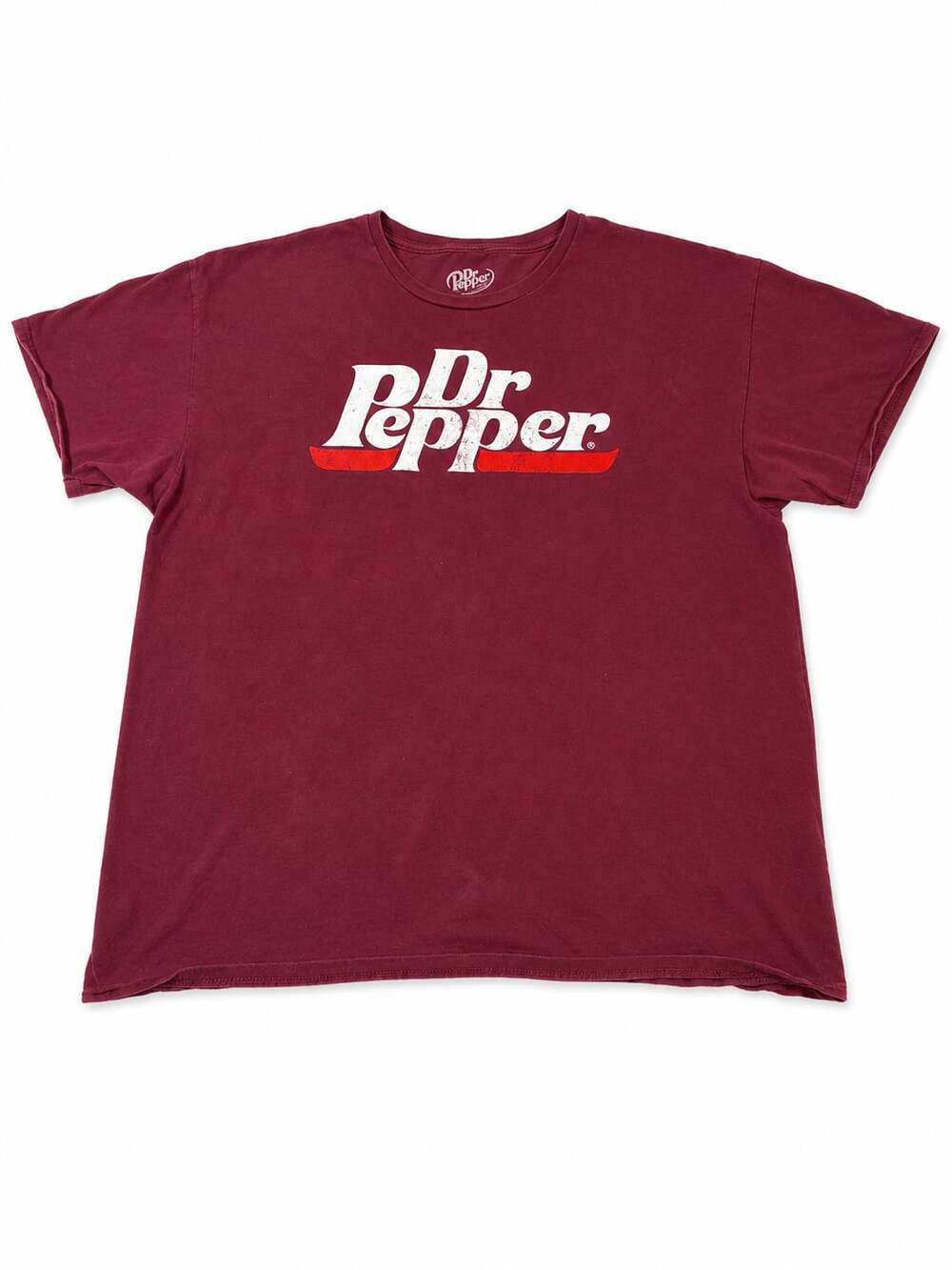 Dr. Pepper Classic Logo Graphic Maroon T-Shirt